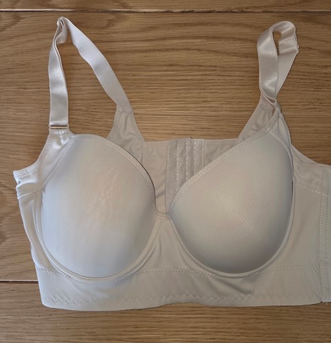 Cream longline support bra - longline, 40c