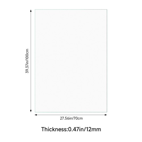Clear toughened glass - toughened,