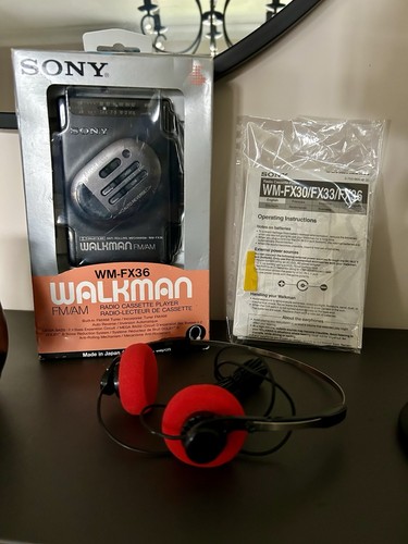 Sony fx36 cassette - wm-fx36, cassette/radio