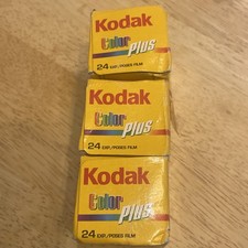 3 rolls Kodak Color Plus Film