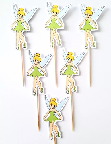 Tinkerbell cupcake toppers - , x6