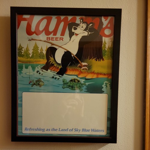 Vintage hamm beer - hamm's, cardboard