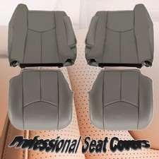 For 2003 2004 2005 2006 Cadillac Escalade Replacement Front Seat Covers Gray US