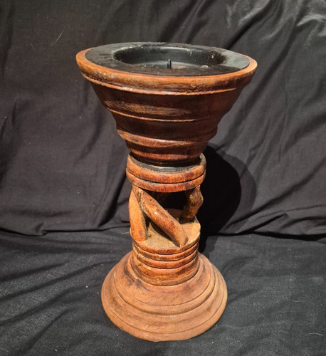 Vintage hand carved wooden - vintage, hand‑carved