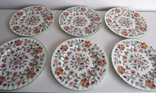 MINTON HADDON HALL SET 6 SALAD PLATES (20.5 cm 8") 1st Quality