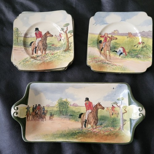 Vintage royal doulton hunting - doulton,