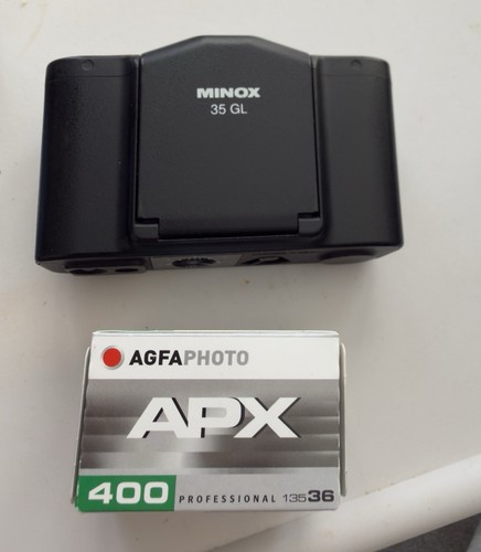 Boxed minox 35mm film - gl,