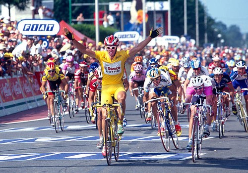 Mario cipollini wins stage two - stage,