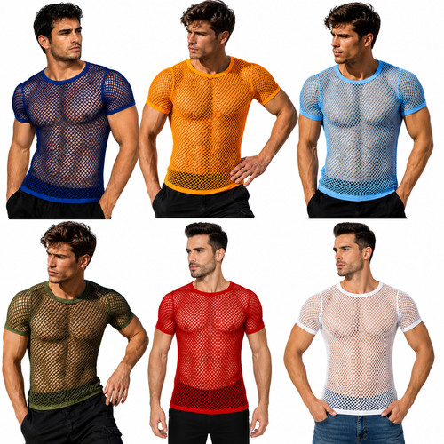 Crystal mens string mesh - mens,