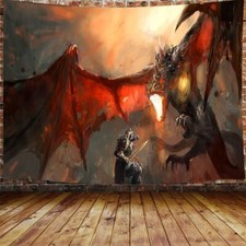 Knight Dragon Wall Art Extra