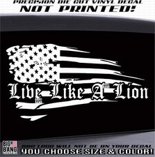 USA Flag Vinyl Decal Sticker