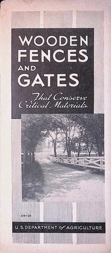 Usda wooden fences gates - fences,