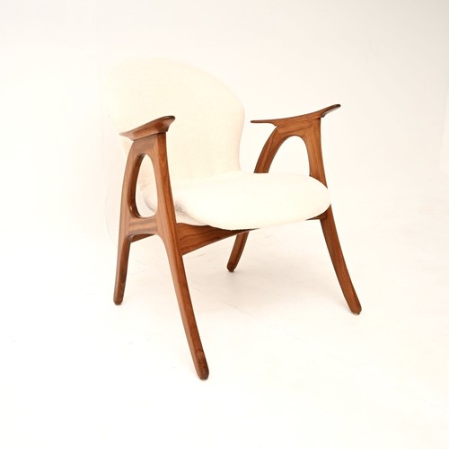 Danish vintage teak armchair - danish,
