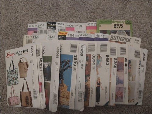 Uncut sewing patterns - sewing,