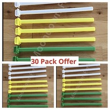 30 x 22cm PLASTIC TWIST ON BIRD CAGE PERCH / PERCHES Finch, Canary Budgie colour