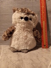 Aroma Home World Brown Owl Plush Stuffed Animal Soft Bird Night Owl 7.5"