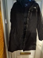 Ladies Black North Face Parka