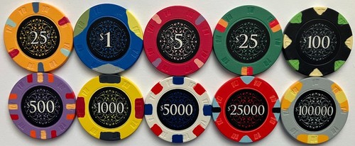 Penthouse ceramic poker - (10),