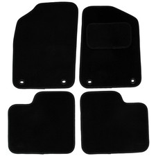 For Fiat 500 2012 Onwards Fully Tailored Black Carpet Car Mats 4pcs Floor Set