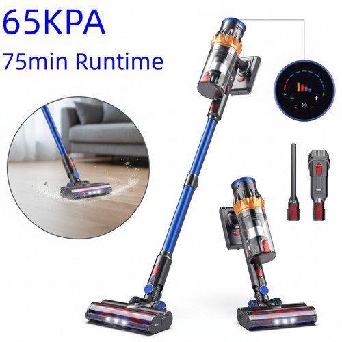 Cordless vacuum cleaner 65kpa - cordless,