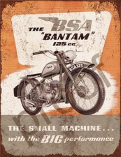 BSA BANTAM #1101 SIGN 10 X