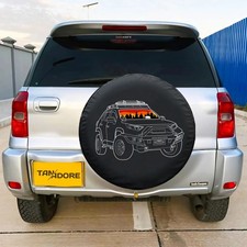 For Toyota RAV4 Dia. 72-74cm Spare Tire Cover Wheel Cover Tyre Protective Cover