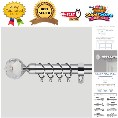 Adjustable 25mm chrome - adjustable,