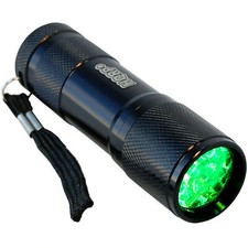 HQRP Green 9-LED's Flashlight