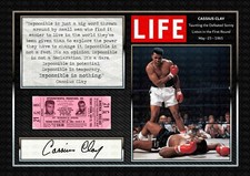 Muhammad Ali - Cassius Clay - Boxing  ORIGINAL A4 Signed PHOTO PRINT MEMORABILIA