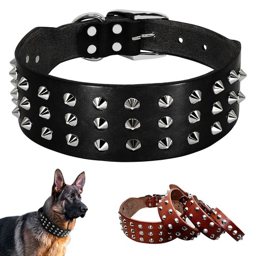 Spiked studded genuine leather - spiked,