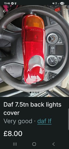 Daf lorry back - daf, driverside