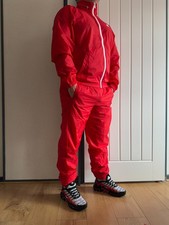 MENS NIKE CLUB WOVEN NYLON RED FULL TRACKSUIT BOTTOMS JACKET MEDIUM DR3337-657