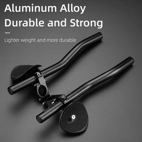 Bicycle rest handlebar clip - rest, on