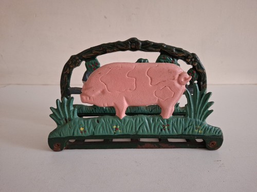 Cast iron pig homestead - pig,