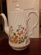 Aynsley Cottage Garden Coffee Pot. Never used. 25 cms high