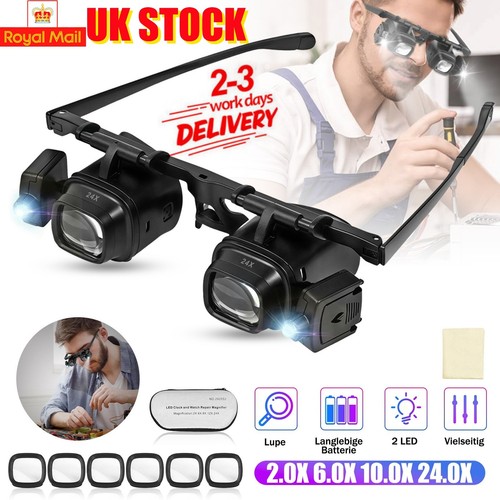 Adjustable led head magnifier - adjustable,