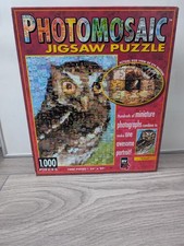 Photomosaic 1000 Piece Owl Jigsaw Puzzle