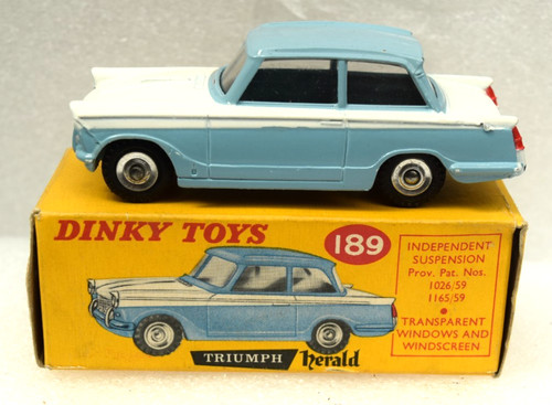 Dinky toys 189 triumph herald - dinky,