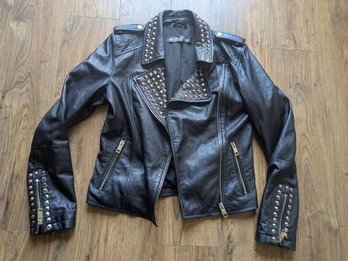 Zara real leather studded - leather,