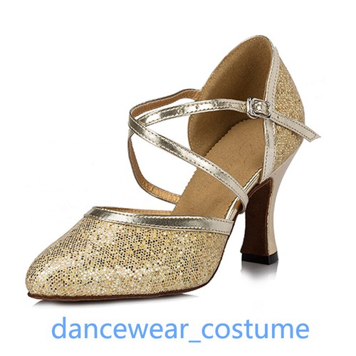 Ladies suede ballroom - suede, latin