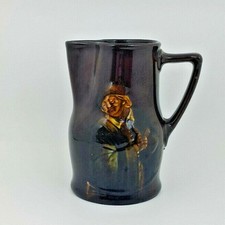Royal Doulton Kingsware Jug 1920 Motto - Cracked/Restored
