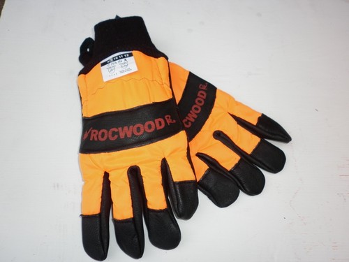 Chainsaw gloves rocwood - chainsaw, left