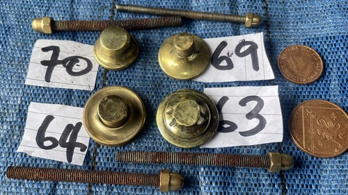 Cast brass door knocker - 1x,