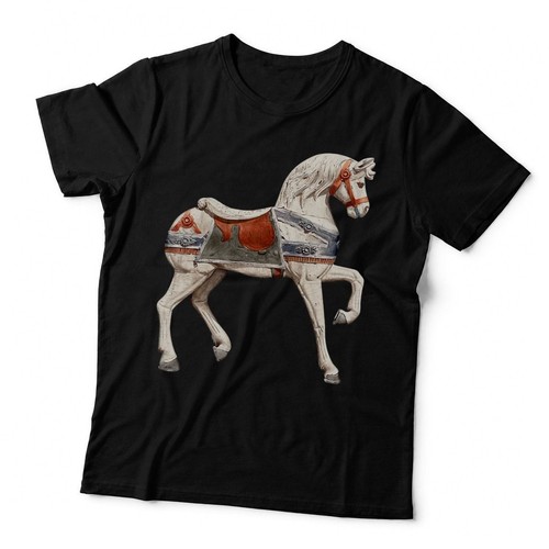 Horse carousel shirt - horse, t-shirt