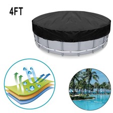 Swimming Pool Cover Waterproof Dustproof Mat Pool For 120cm Swimming Pool Round