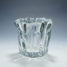 Massive Stump of a Tree Art Glass Bowl by Tapio Wirkkala for Iittala 1951