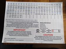 Hager Consumer Unit Labels 