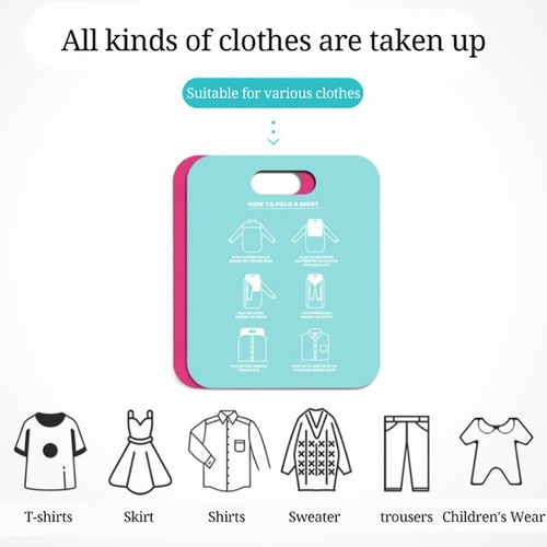 Cardboard shirt folding - cardboard,