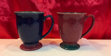 2 DENBY HARLEQUIN COLOUERED