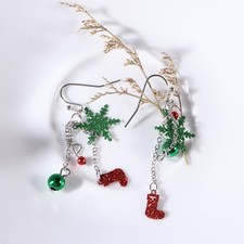 Christmas Earrings Red